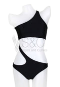 ASYMMETRICAL ONE SHOULDER ONE PIECE SWIMSUIT