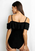 CLASSIC OFF SHOULDER ONE PIECE SWIMSUIT