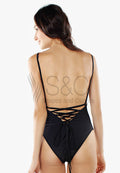 MULTIWAY SEXY STRAPPY CRISS CROSS BACK ONE PIECE SWIMSUIT