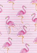 Flamingo Round Beach Mat